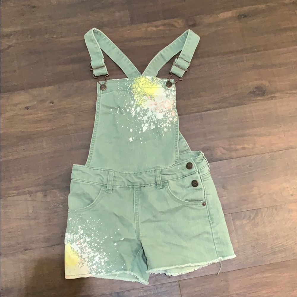 Girls overall shorts
